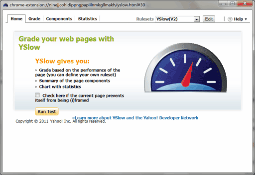 YSlow 分析优化你的网站性能